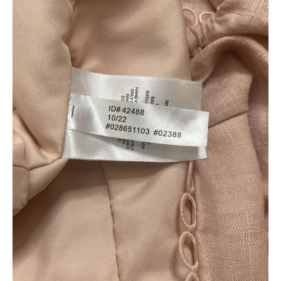 NWT Express Crop Milk Maid Top Blouse M Peach Cottagecore Coquette Feminine - Picture 7 of 9